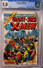 1975 Giant-Size X-Men 1 CGC 2.0 First Appearance of New X-Men. Wolverine Storm. picture
