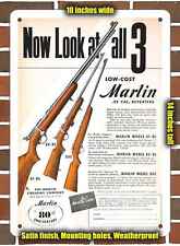 Metal Sign - 1950 Marlin .22 Rifles- 10x14 inches picture
