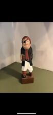 Vintage Nanco Hand Carved Wood Figure Sailor Pirate Crew Fisherman Nautical picture