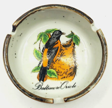 A PRICE IMPORT Bird Ashtrays Baltimore Oriole  Japan picture