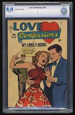 Love Confessions #30 CBCS VF 8.0 White Pages Quality Comics Group picture