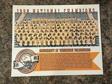 Tennessee Volunteers 1998 National Champion Football Team Picture, 8 x 10 picture
