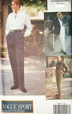 Miss MP Vogue Sport 8489 UNCUT FF Easy Sewing Pattern Pants Size 8-10-12 OOP picture