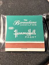 MATCHBOOK - THE BERUDIANA HAMILTON - HARMONY HALL PAGET - BERMUDA - UNSTRUCK picture