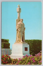 1957 Postcard Cabrillo Statue National Monument Point Loma San Diego CA picture