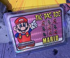 Vintage 1990 Super Mario Bros Prism Sticker  Prismatic RARE NOS Sticker Card C picture