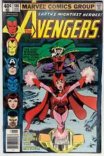 Avengers #186, Origin Quicksilver & Scarlet Witch, VG, Marvel Comics 1979 picture