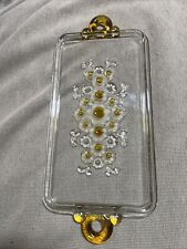 vintage Amber glass dish picture