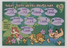 1997 Upper Deck George of the Jungle Solve These Math Problems #37 0mf9 picture