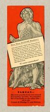 Tarzan Book Mark Promotional #0 VG/FN 5.0 1929 picture