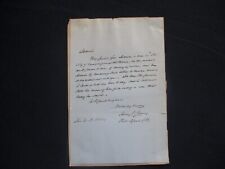 1869 Civil War Union General Dana OWNED Personal Letter Signed (cannot deciper?) picture
