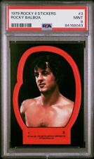 1979 TOPPS ROCKY II STICKERS ROCKY BALBOA #3 PSA 9, POP 2, NONE HIGHER picture