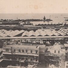 Vintage 1910s Port Entrance Buenos Aires Argentine Republic Argentina Postcard picture