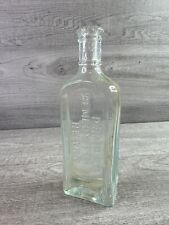 Vintage Dr Miles Remedy For The Heart Medicine Bottle Aqua Tint Quack Medicine picture