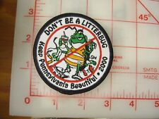 Keep Pennsylvania Beautiful 2000 collectible patch (mP) picture