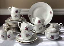 Dinner Service for 6 Chinese Royal Classic Armorial Porcelains With Coat of Arms picture