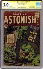 Tales to Astonish #27 CGC 2.0 SS Stan Lee 1962 1404331003 1st app. Ant-Man picture