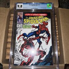 Amazing Spider-Man #361 CGC 9.8 Marvel Comic 1992 1st Full Carnage White Pages picture