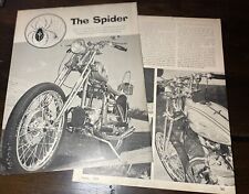 1969 Triumph Custom Vintage Motorcycle Article. The Spider picture