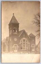 Afton Iowa~Presbyterian Church~1916 RPPC picture