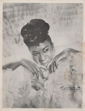 1960 CUBAN LEGENDARY SINGER & GUARACHA QUEEN CELIA CRUZ POSTCARD ORIG PHOTO 136 picture