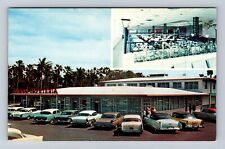 Ft Myers FL-Florida, Edison Cafeteria, Lamplighter Lounge Vintage Postcard picture