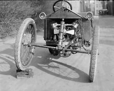 Automobile engine In Antique Car Old Photo Reprints picture
