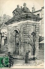Postcard/rochefort sur mer/monumental fountain place colbert picture