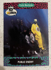 1991 Public Enemy Yo MTV Raps ProSet MusiCards Trading Card #62 picture