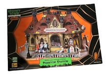 Lemax Spooky Town Phantom Station Music Lights #85661 2008 Retired New Open Box picture