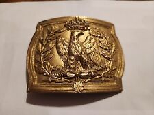 French 1st Empire Napoleon Imperial Guard Grenadier Officers Belt Buckle picture