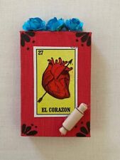 Loteria Canvas Magnets. Set Of 4 picture