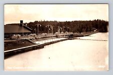 Au Sable River MI-Michigan, RPPC, Five Channels Dam, Vintage c1939 Postcard picture