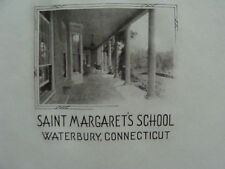 orig 1940s Printing ex. PHOTOGRAVURE Letterhead: SAINT MARGARET'S SCHOOL X2 picture