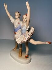 Herend-Rare Hungarian Ballet DANCING COUPLE- Porcelain Figurine  picture