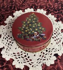 VTG Mini Christmas Tin Full Of 6 Coasters picture