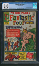 Fantastic Four Annual #1 CGC 3.0 Marvel Comics 1963 picture