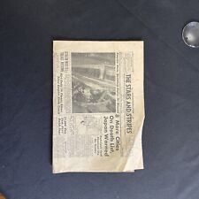 WWII Stars and Stripes Newspaper August 1 1945 Plane Hits Empire State Building picture