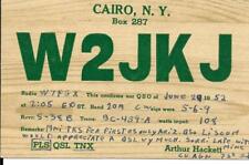 QSL 1952 Cairo NY  radio card    picture