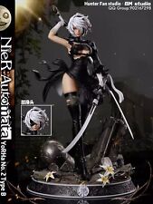 Stocked NieR:Automata YoRHa No.2 Type B Resin Action Figure 2B Statue W/ 2 heads picture