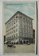 Hattiesburg MS Carter Building Old 1930 Mississippi Postcard; Newsy Message picture