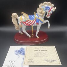 Lenox “Pride of America” Carousel Art Patriotic Theme-American Flag & Eagle-COA picture