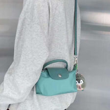 Long achamp Tote Shoulder Bag Pliage Xs Mini Light Blue picture