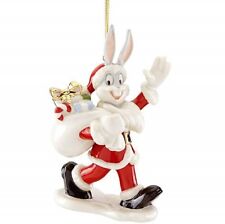 Lenox Bugs Bunny Santa Ornament Looney Toones New picture