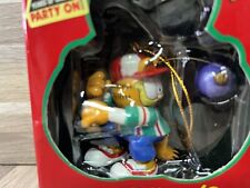 PAWS Garfield 's Trim-A-Tree Baseball Christmas Ornament   - 1996 Vintage picture