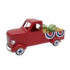 Celebrate Americana Together Patriotic 4th of July Metal Watermelon Truck  picture