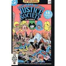 Last Days of the Justice Society Special #1 in Fine condition. DC comics [s, picture