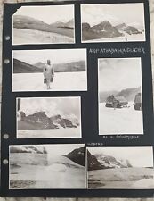 Lot of 15 Athabaska Glacier and Area Original Photos c1930s Vintage Canada picture