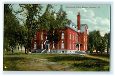 Blackstone Public School - Mendota Illinois c1910 Unused Antique Postcard picture