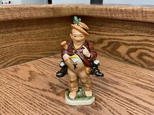Vintage FRIEDEL GERMANY Man Figurine - Barefoot Carrying Boots picture